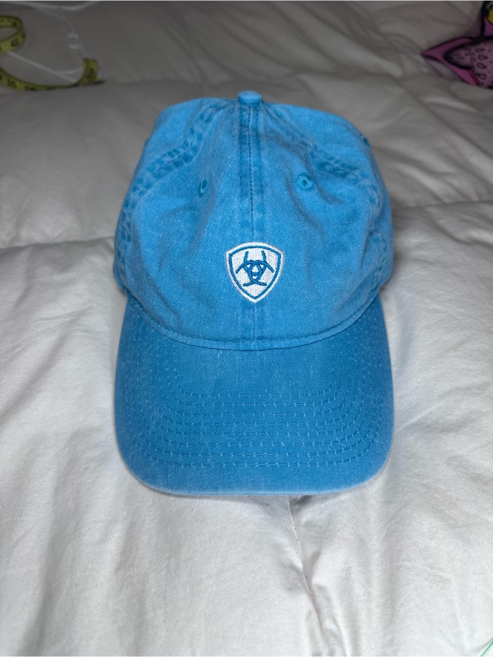 Ariat Light Blue  Logo Baseball Cap